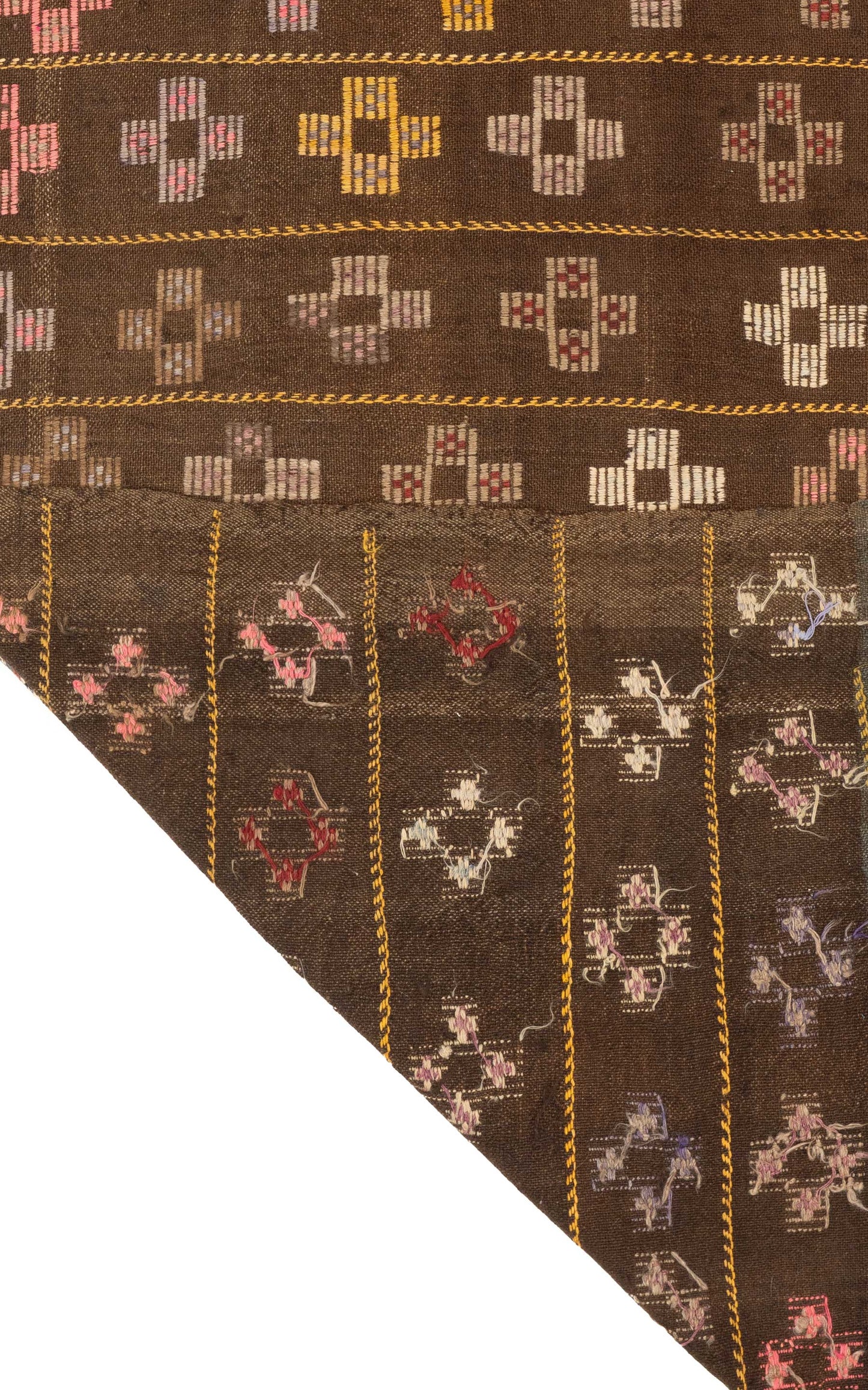 Mid Century Silifke Mersin Cross Kilim