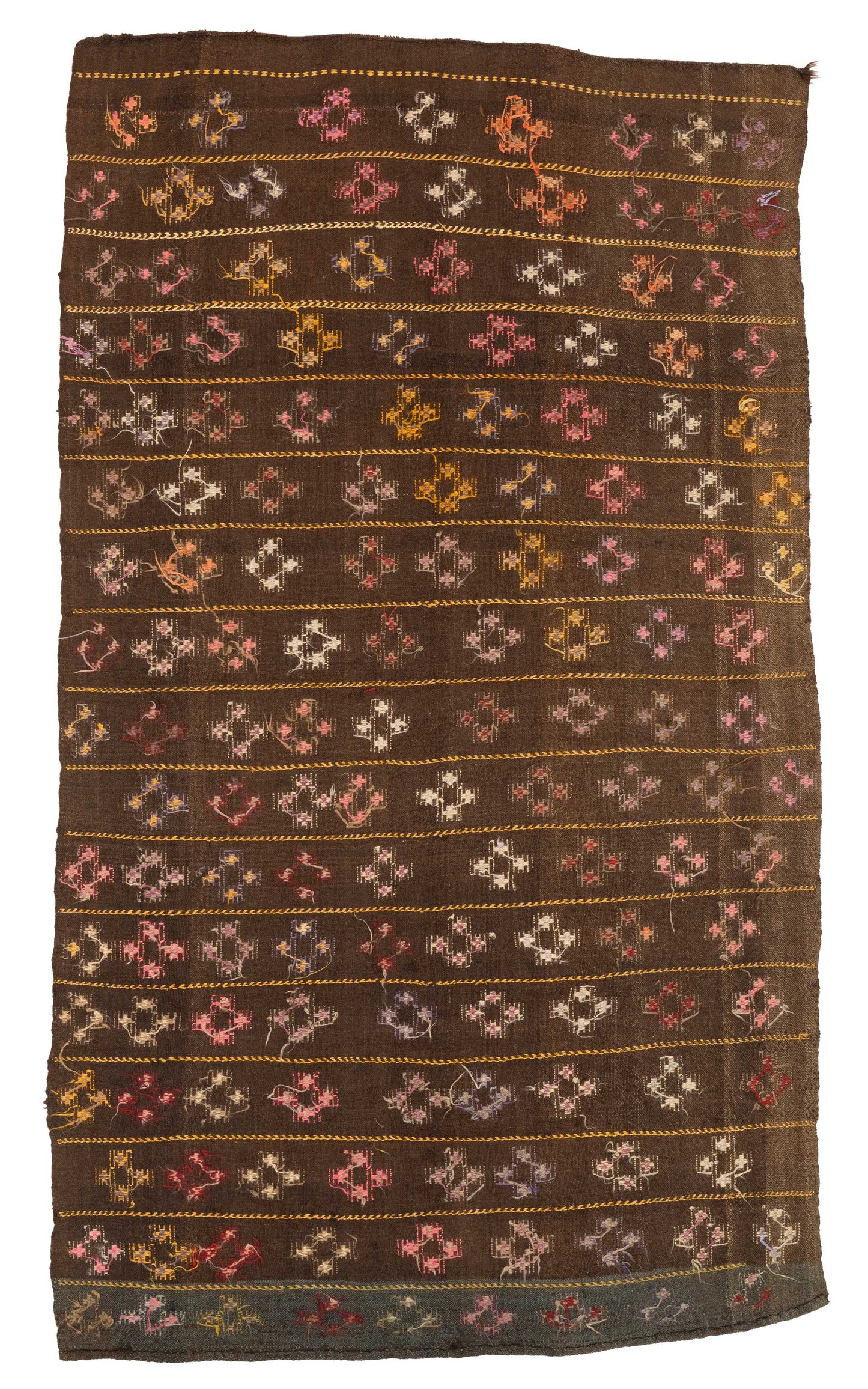 Mid Century Silifke Mersin Cross Kilim