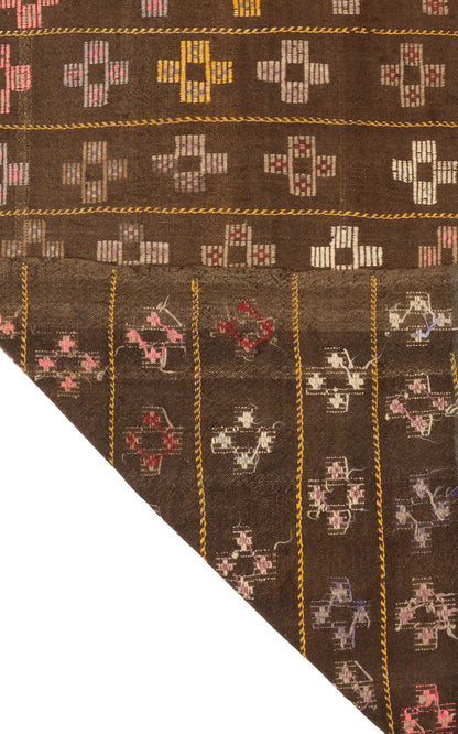 Mid Century Silifke Mersin Cross Kilim