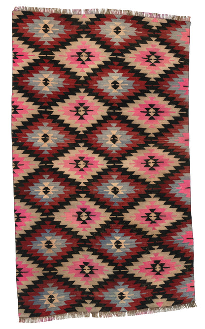 Early 20th Century Eskisehir Seyitgazi Kilim